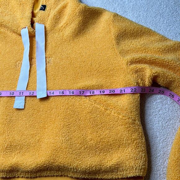 Gymshark: Yellow Sherpa Hoodie - Picture 3 of 5